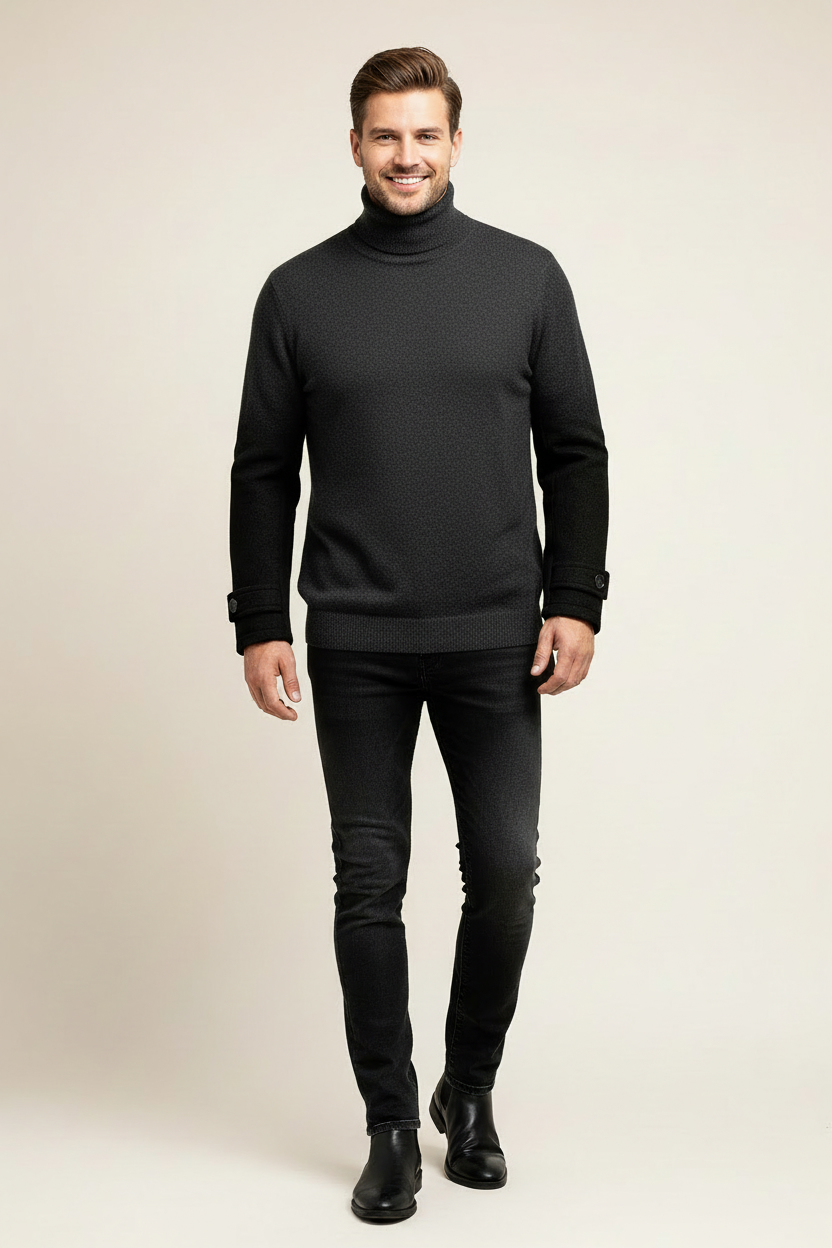 Jersey de cuello alto